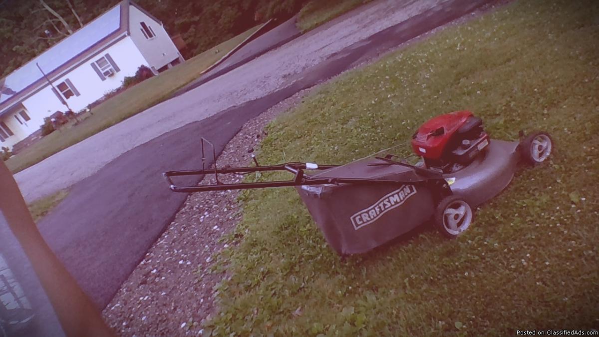 rear bag lawnmower, 2