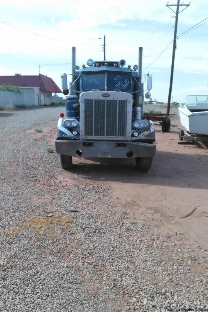 1974 359 Peterbilt ext hood for sale or trade complete 3406 running Cat & 5&4...
