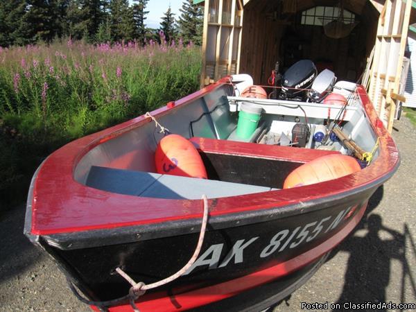 Tolman skiff and trailer