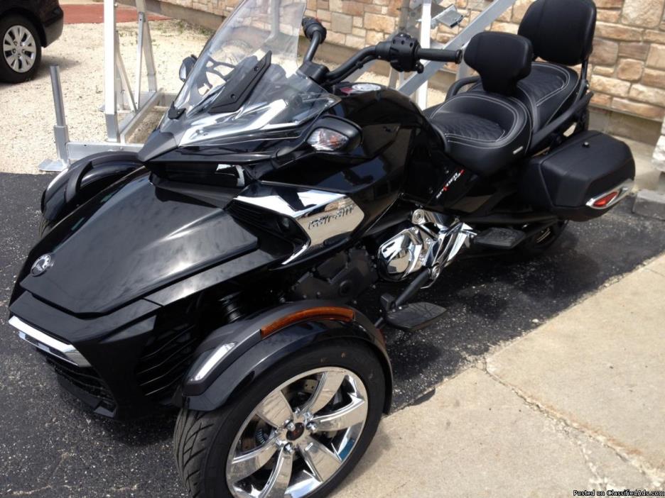 SPECIAL OF THE WEEK! 2015 Can-Am Spyder F3-S in Black with Chrome - $15,495.00...