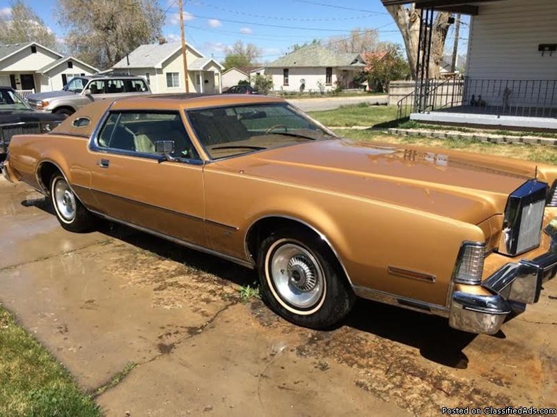 1975 Lincoln Continental Mark IV Gold Edition For Sale in Tooele, Utah  84074