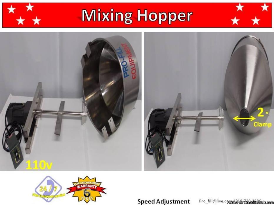 Mixing, Auger, Stirring  Hopper  (13 Gallon / 50Liter), 2