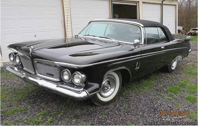 1962 Chrysler Imperial Convertible For Sale In Bloomington, Indiana 47401