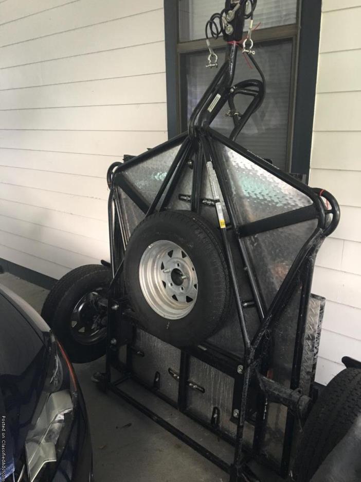 Motorcycle Fold-Up Trailer